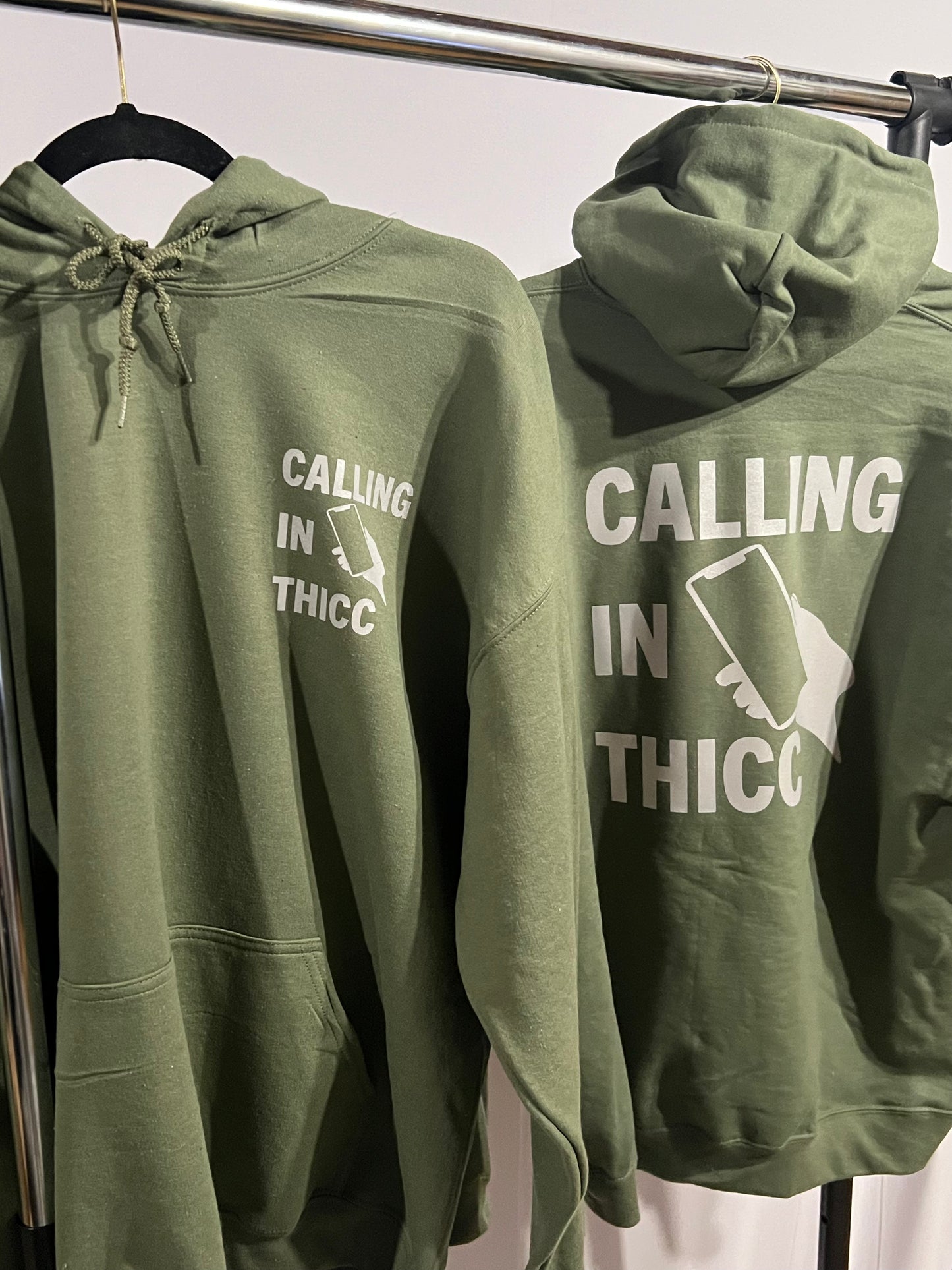 Calling In Thicc Hoodie