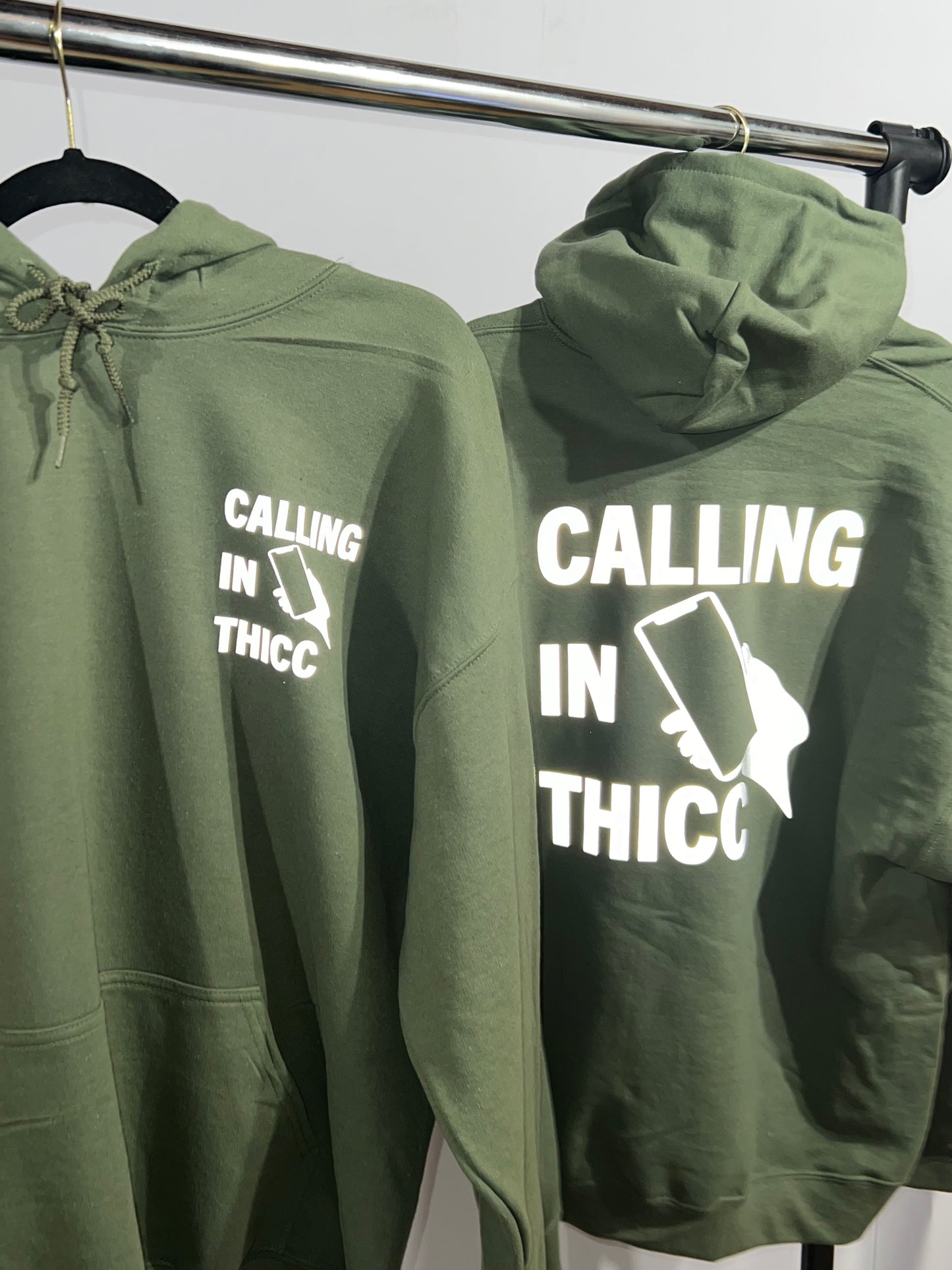 Calling In Thicc Hoodie