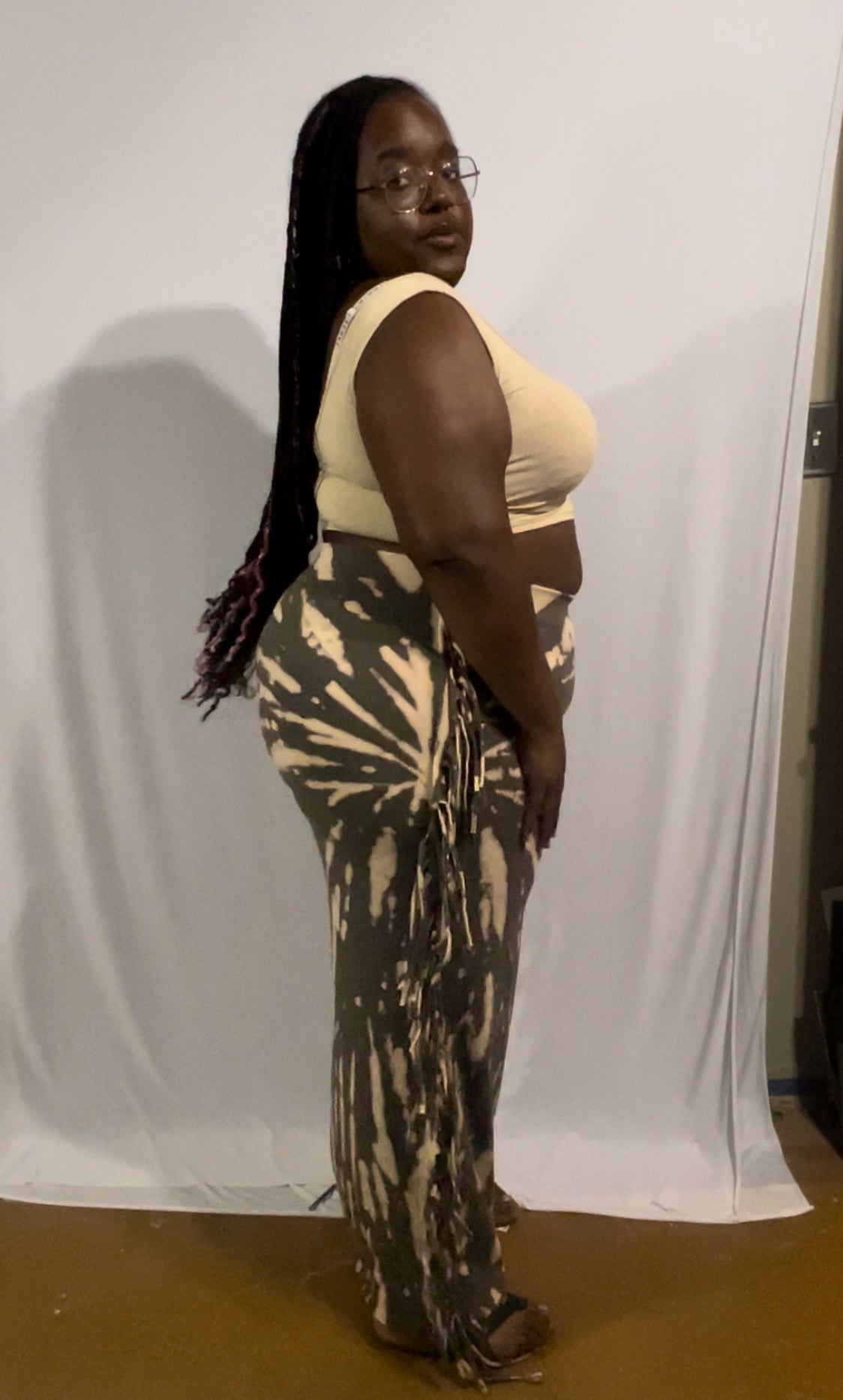 Patrice | Tie-Dye Fringe Maxi Skirt