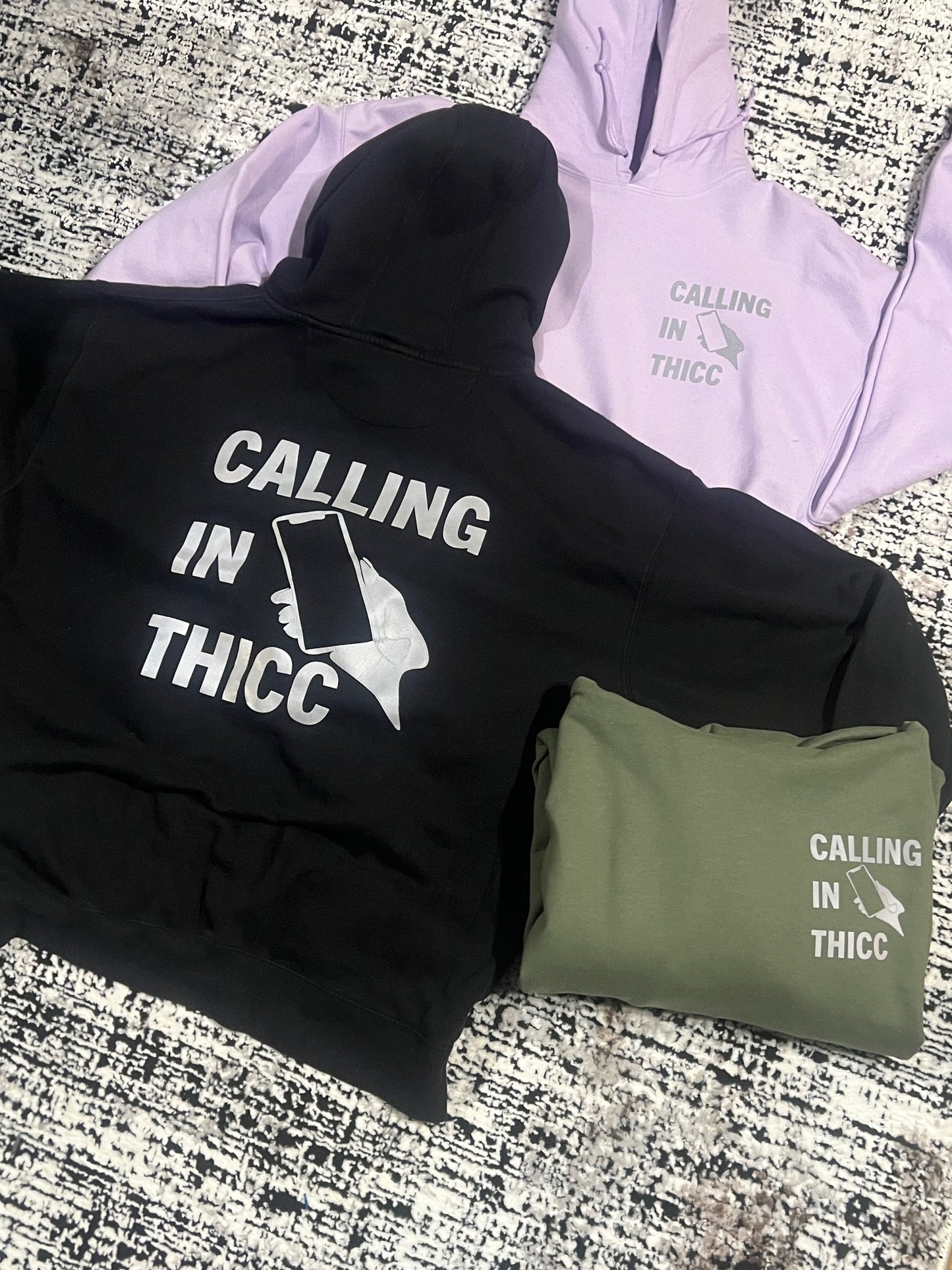 Calling In Thicc Hoodie