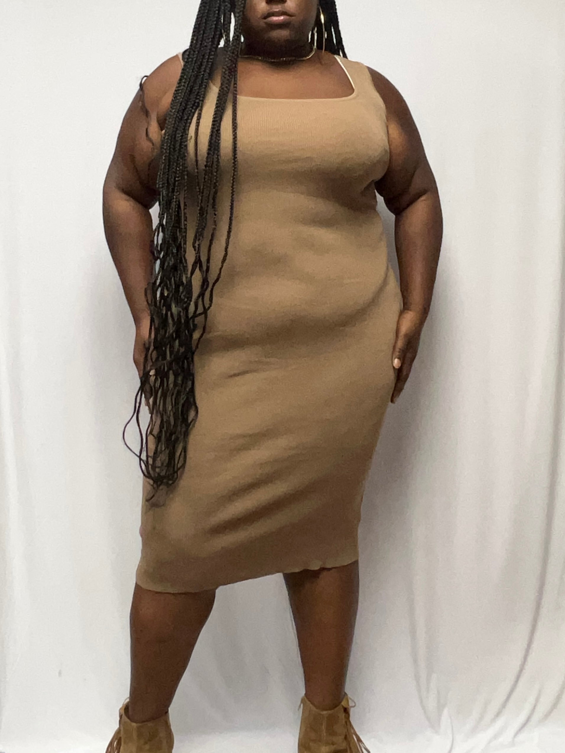 Bridgette | Midi Knit Dress