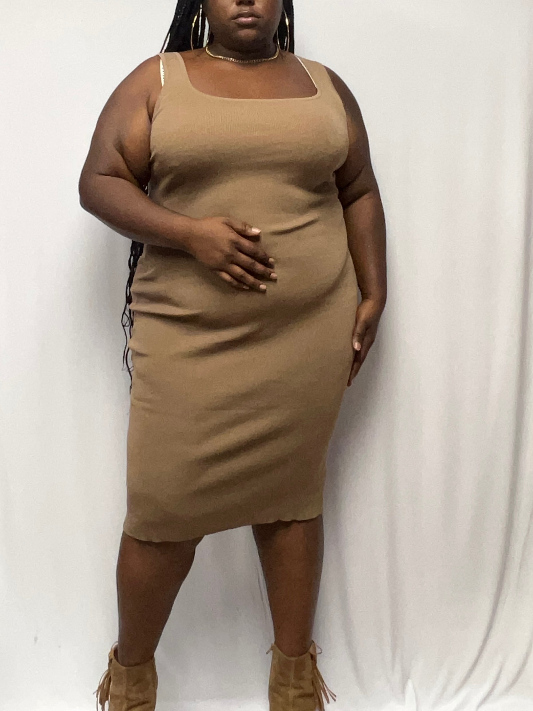 Bridgette | Midi Knit Dress