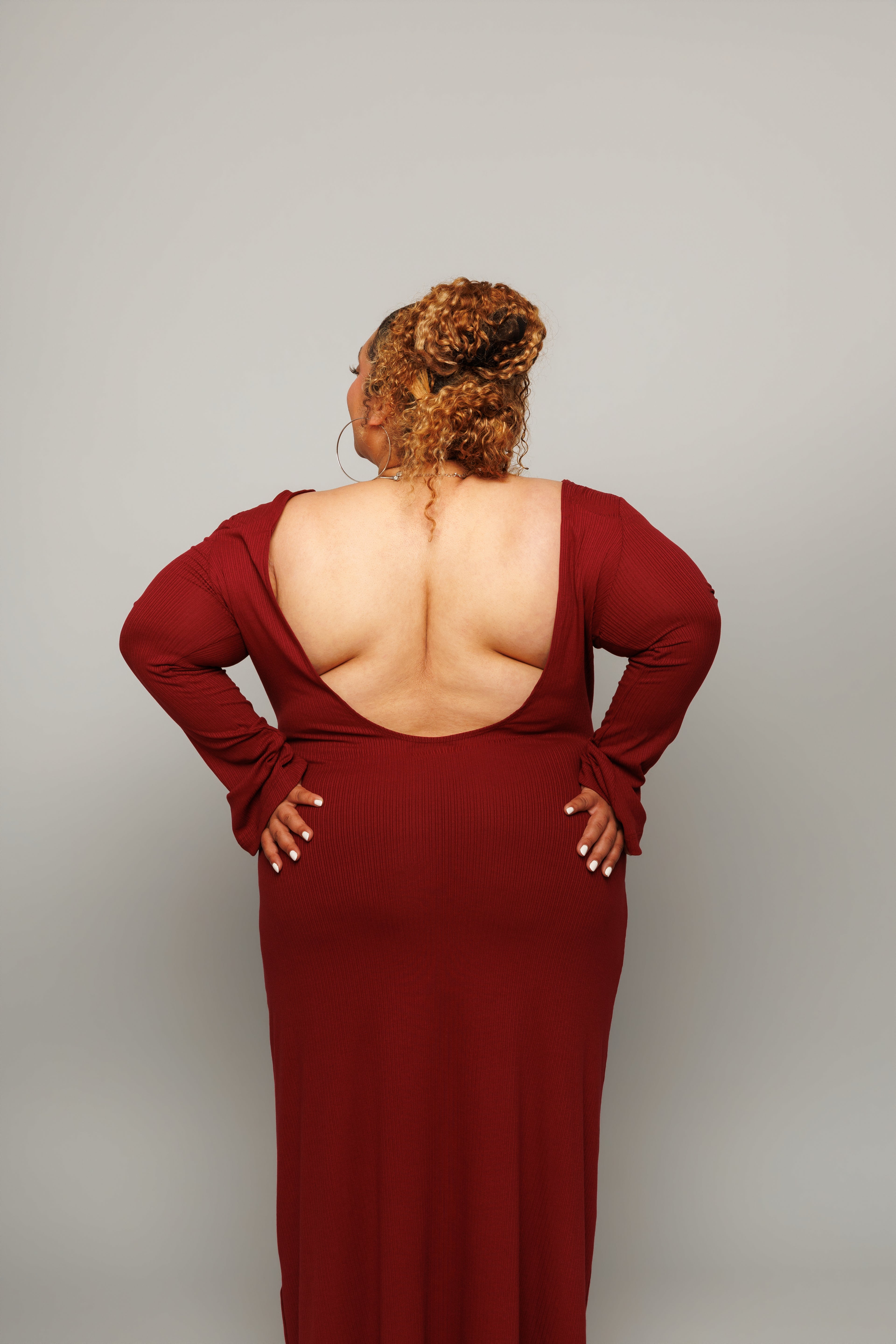 Cyn | Knit Backless Dress